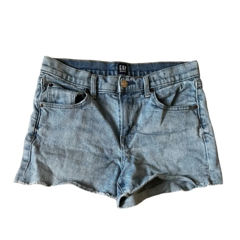 Gap Raw Hem Denim Shorts- Women's Size 27